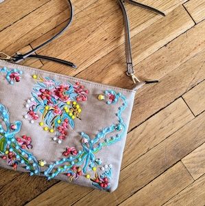 Artsy embroidered colorful purse